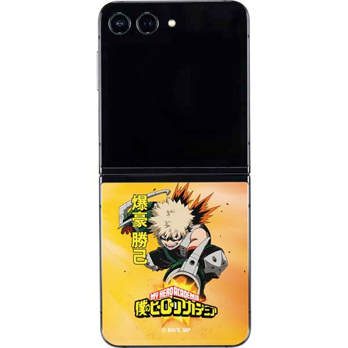 My Hero Academia Katsuki Bakugo Season 4 Galaxy Z Flip5 5G Skin